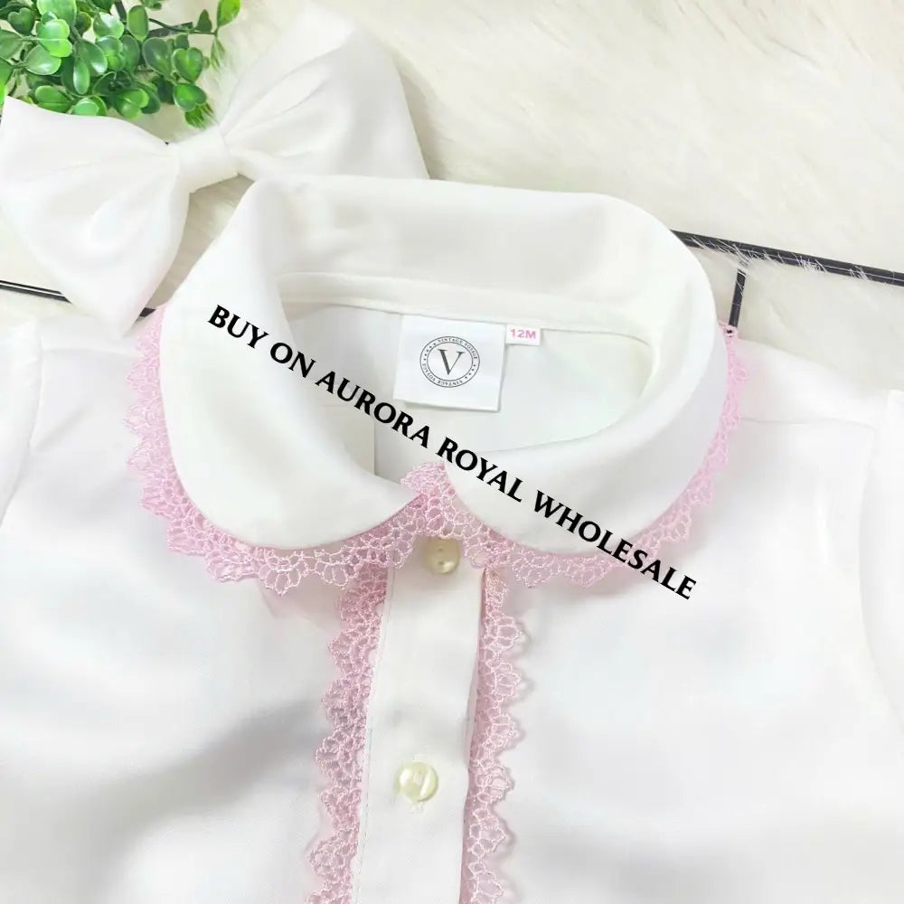 Delivery Next Week New Season🤩🕊️Pack Of 5 Sizes Sofia White & Pink Silk/Satin 🪽Dressing