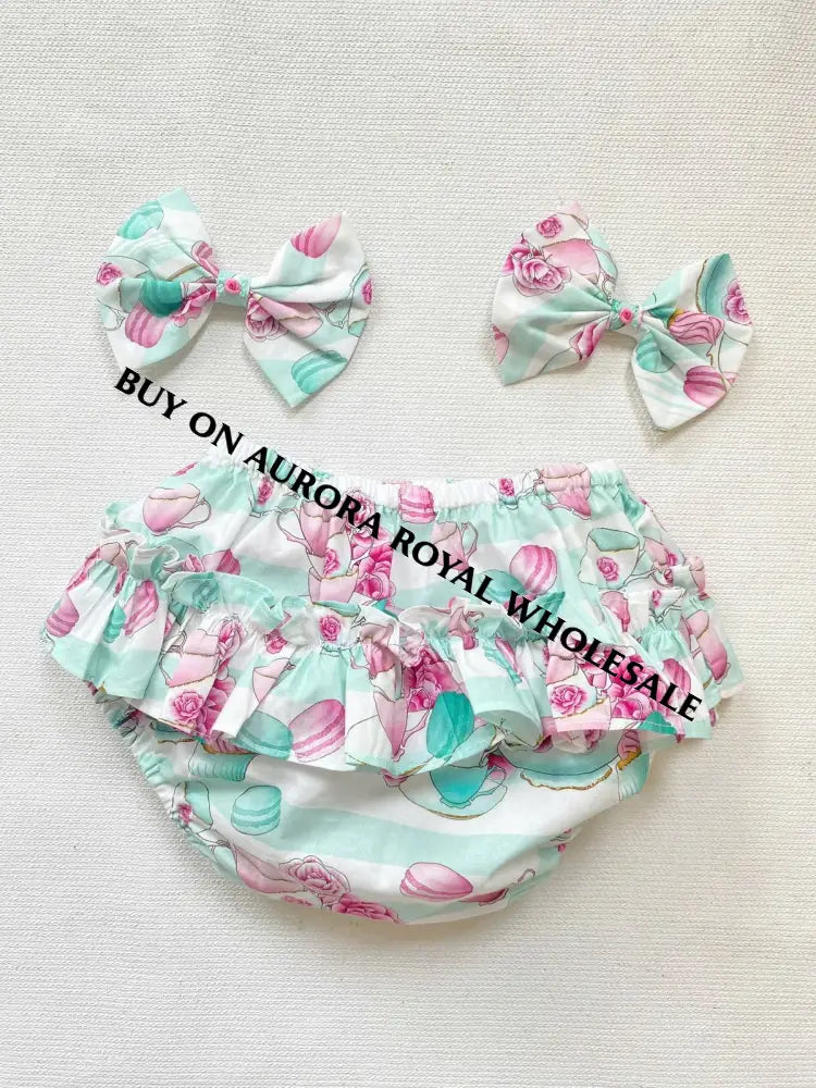 NEW! PACK OF 5 SIZES PARTY🥳🎉HAND-SMOCKED🧵🪡PEARLS DETAILS DRESS & ACCESSORIES🎀 - DRESS