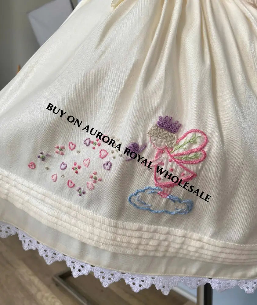 NEW! PACK OF 5 SIZES SPARKLE👼BISCUIT HAND-EMBROIDERED🧵🪡BABY DRESS,BLOOMERS,HEADBAND SET BABY/TODDLER DRESS