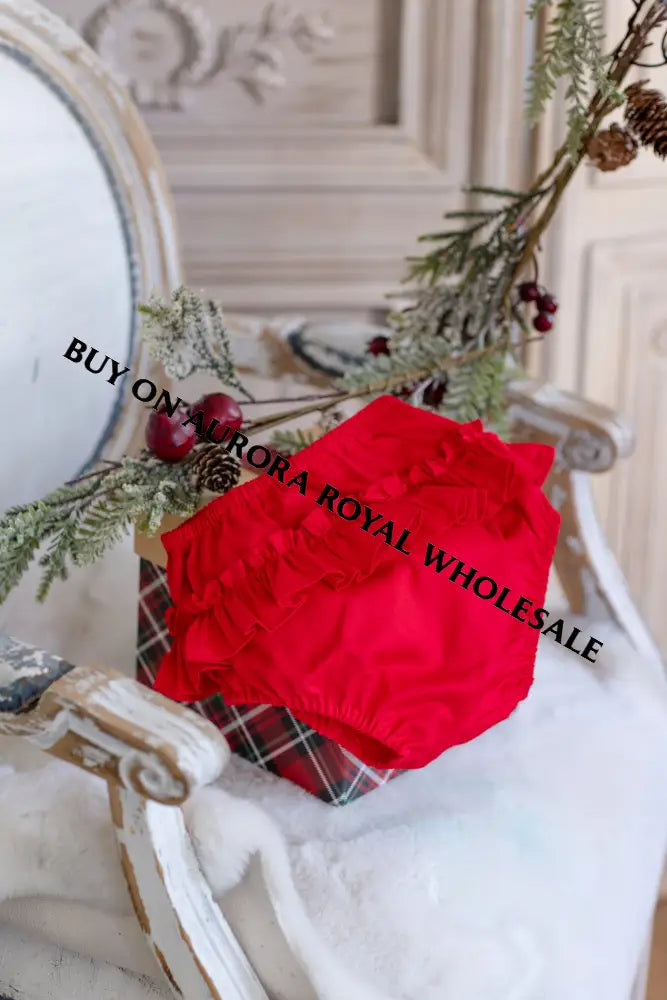 NEW! PACK OF 6 SIZES GLORIA HAND-SMOCKED🧵🪡RED❤️CHRISTMAS🧵🪡DRESS & ACCESSORIES🎀 - DRESS