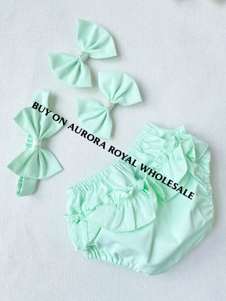 PRE-ORDER & GET NEXT WEEK‼️NEW PACK OF 5 SIZES 🤩VIOLA MINT👗FRONT & BACK HAND SMOCKED🧵🪡DRESS,PANTIES & HAIR