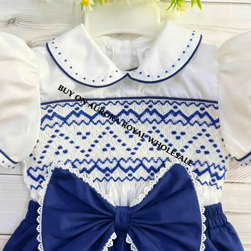 Pre-Order Now & Get It Next Week🤩🤩New Pack Of 5 Sizes Joy White/Navy💙Baby Girls