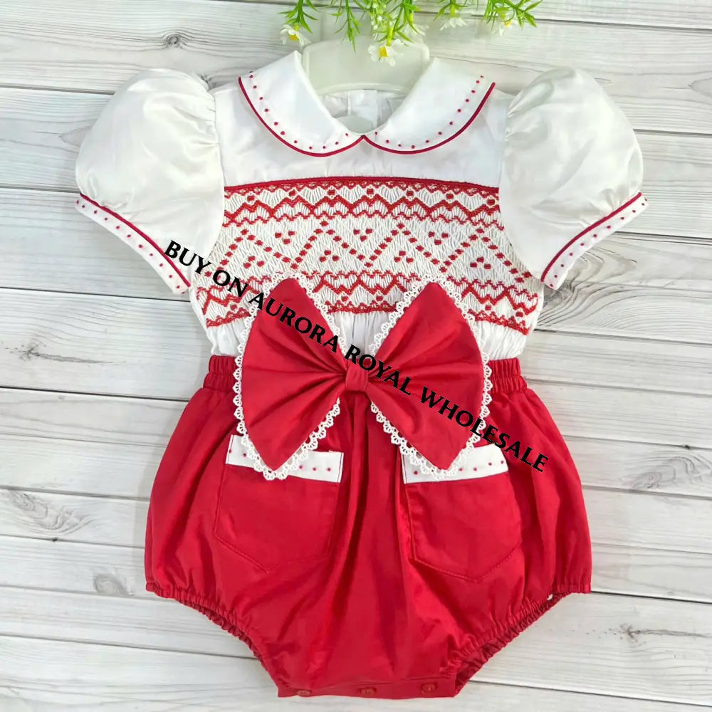 Pre-Order Now & Get It Next Week🤩🤩New Pack Of 5 Sizes Joy White/Red♥️Baby Girls