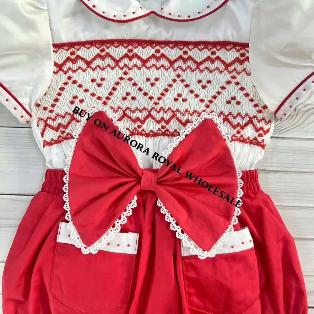 Pre-Order Now & Get It Next Week🤩🤩New Pack Of 5 Sizes Joy White/Red♥️Baby Girls